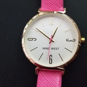 Pink Nine West ladies wristwatch